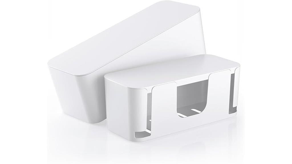 dual cable organizer boxes