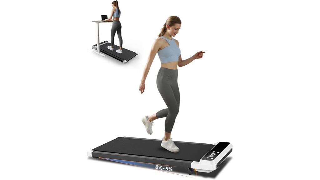 dual function treadmill with remote