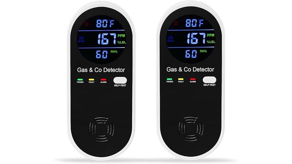 dual gas and co detectors
