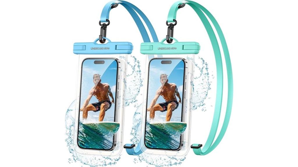 dual waterproof phone cases