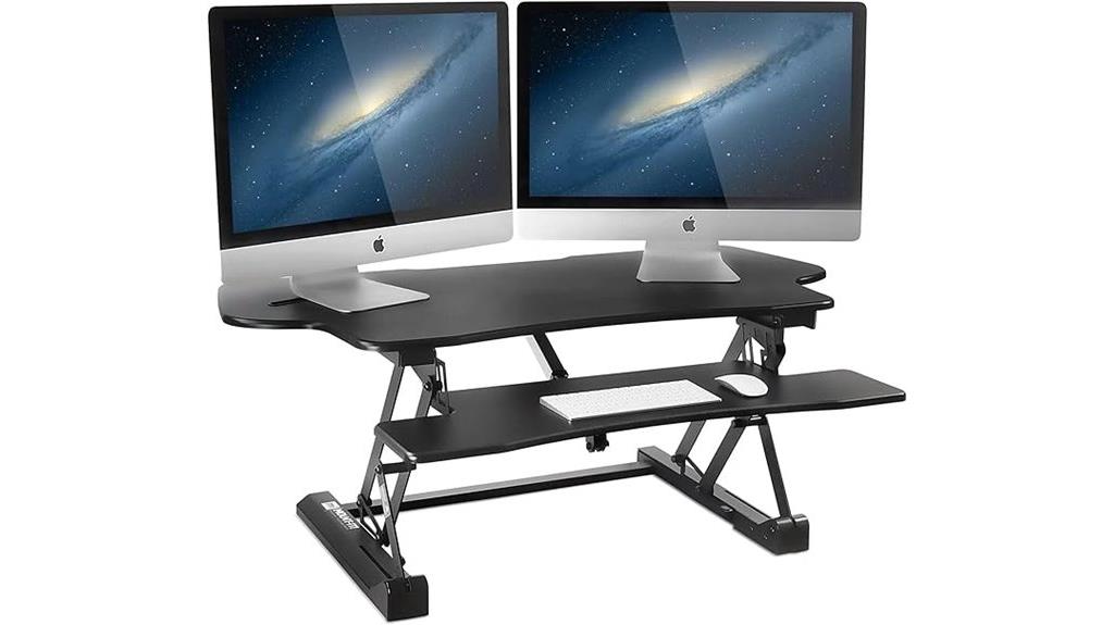 electric adjustable monitor stand
