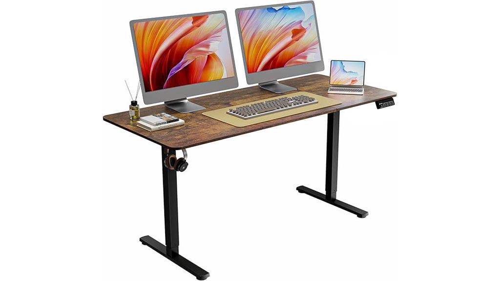 electric adjustable sit stand desk