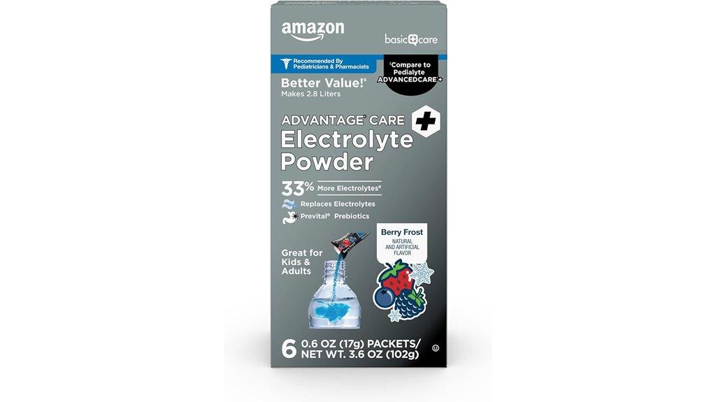 electrolyte powder packets