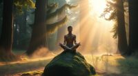 find calm through silence