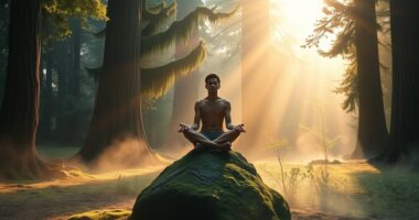find calm through silence