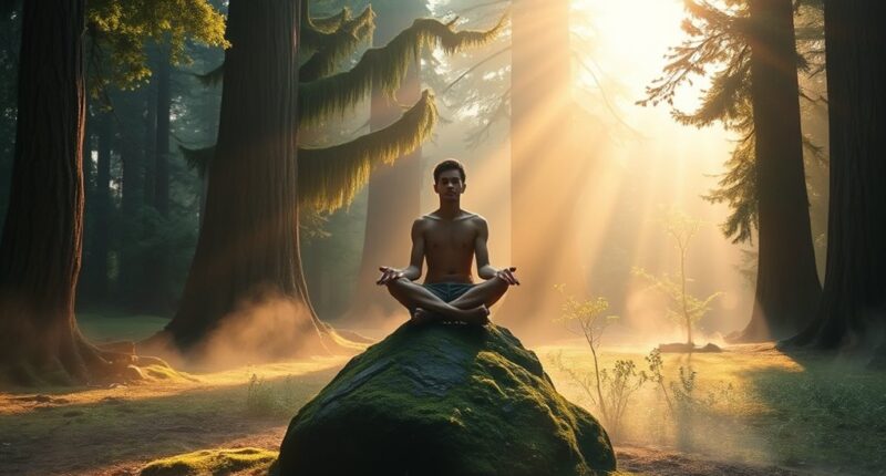 find calm through silence