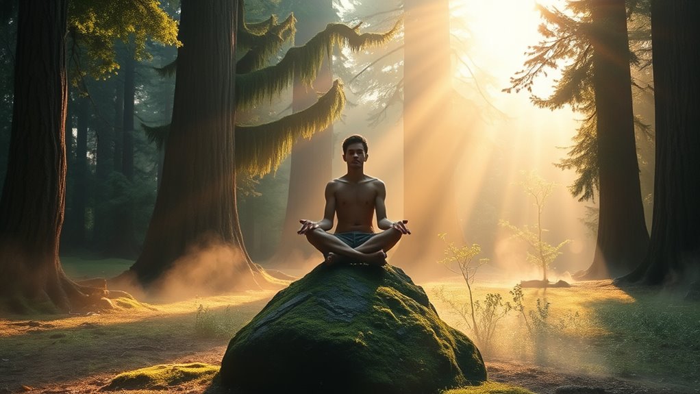 find calm through silence