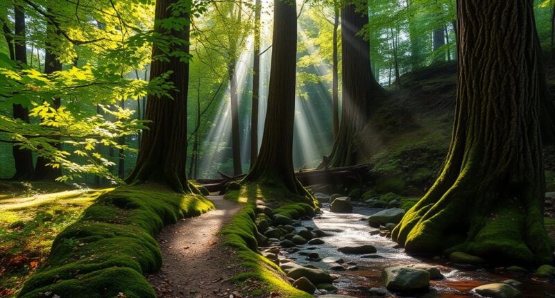 finding calm in nature