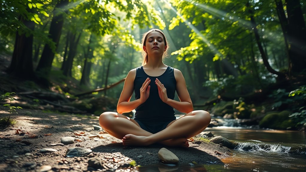 focus on natural breathing