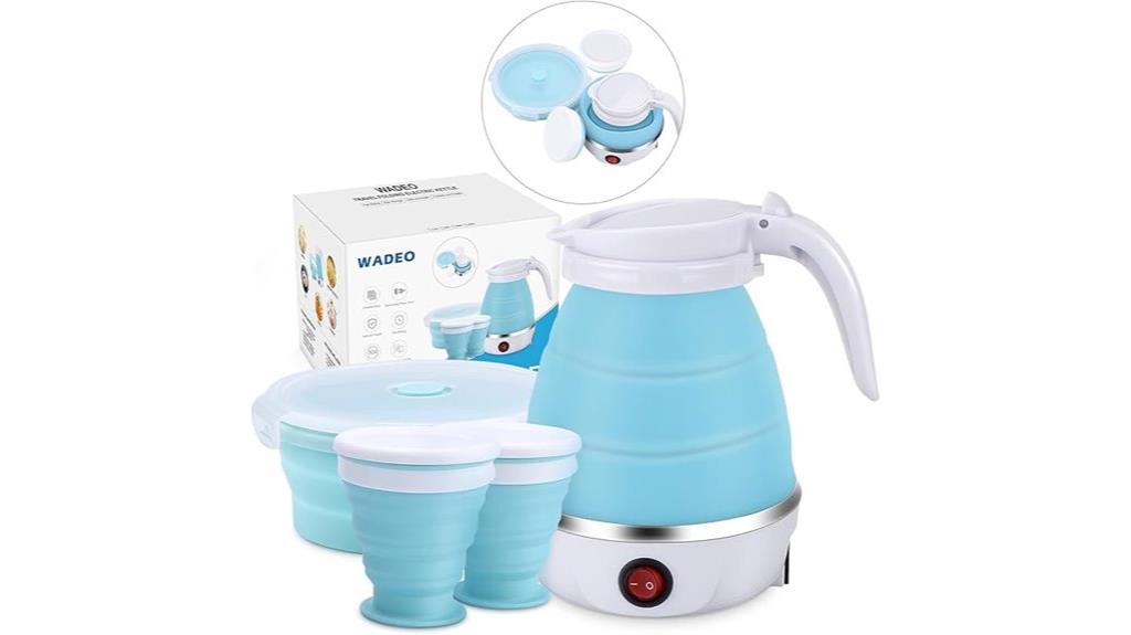 foldable bpa free travel kettle