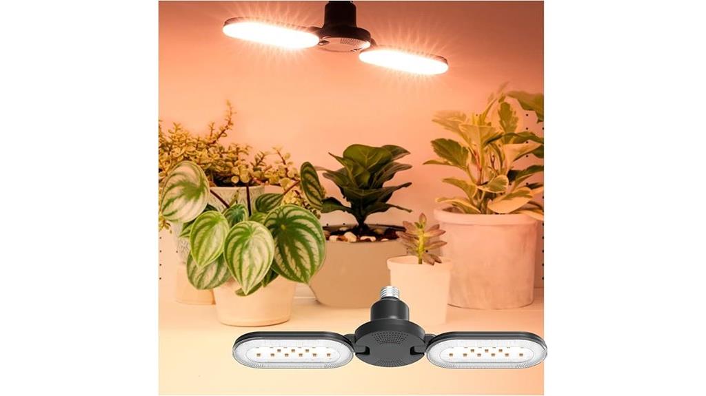 foldable indoor plant light