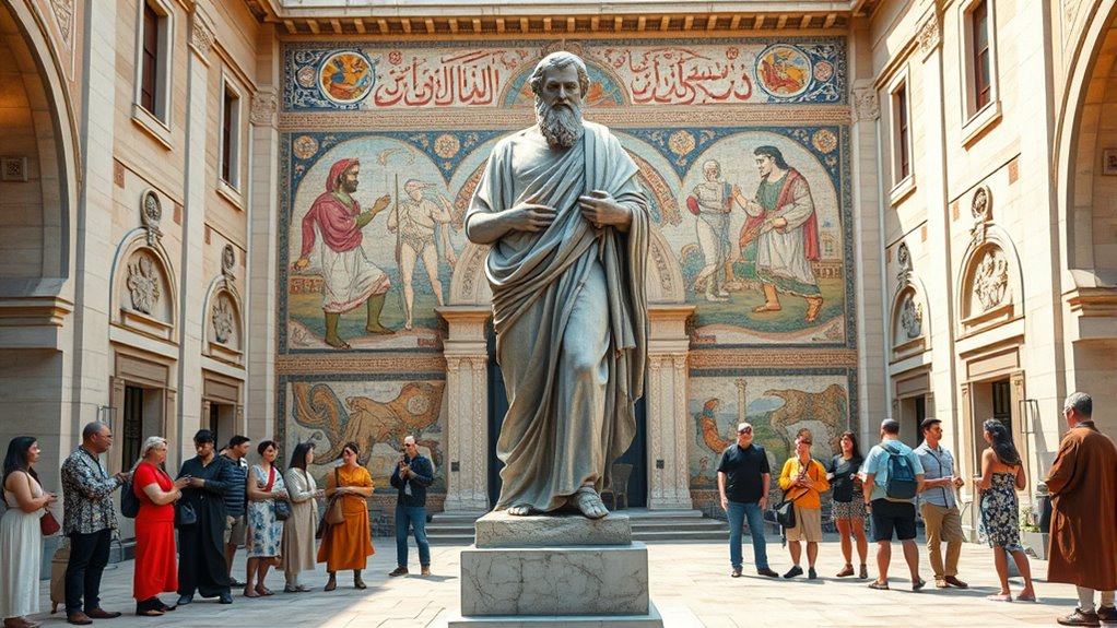 fostering greek roman cultural exchange