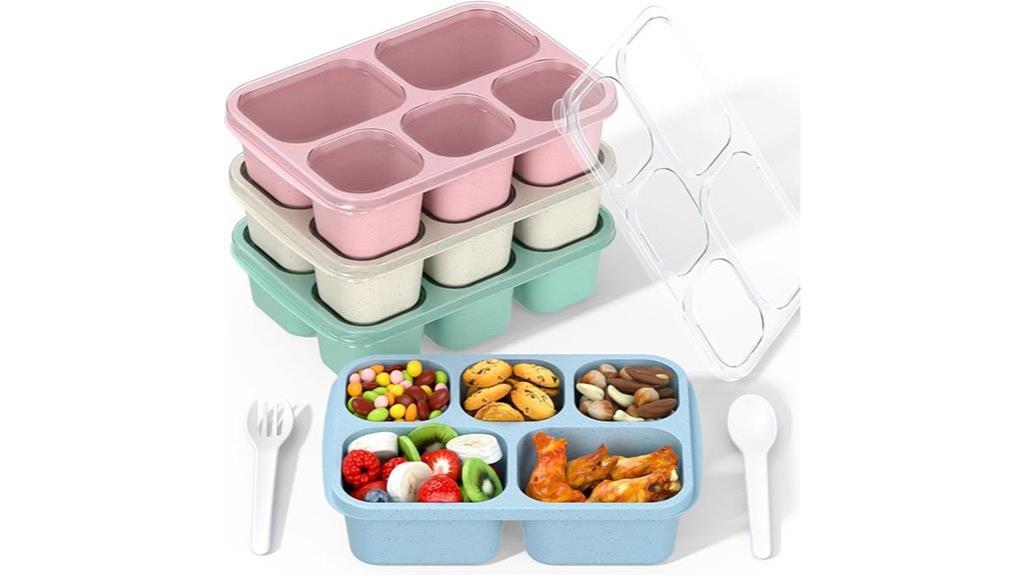 four compartment adult lunchboxes