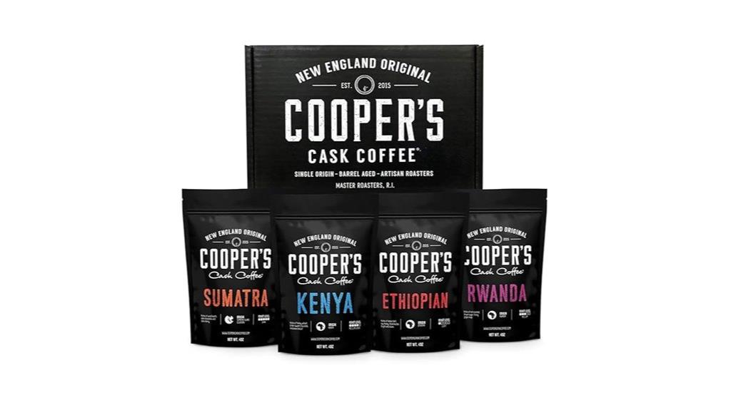 gourmet coffee sampler