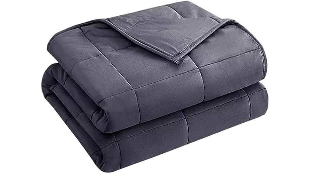 grey 20 lb weighted blanket