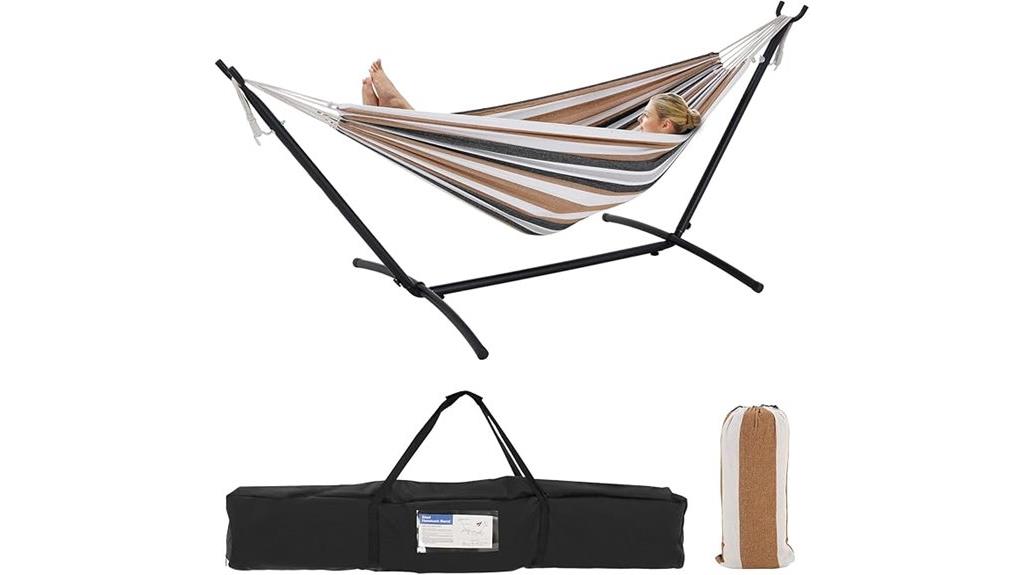 hammock with supporting stand