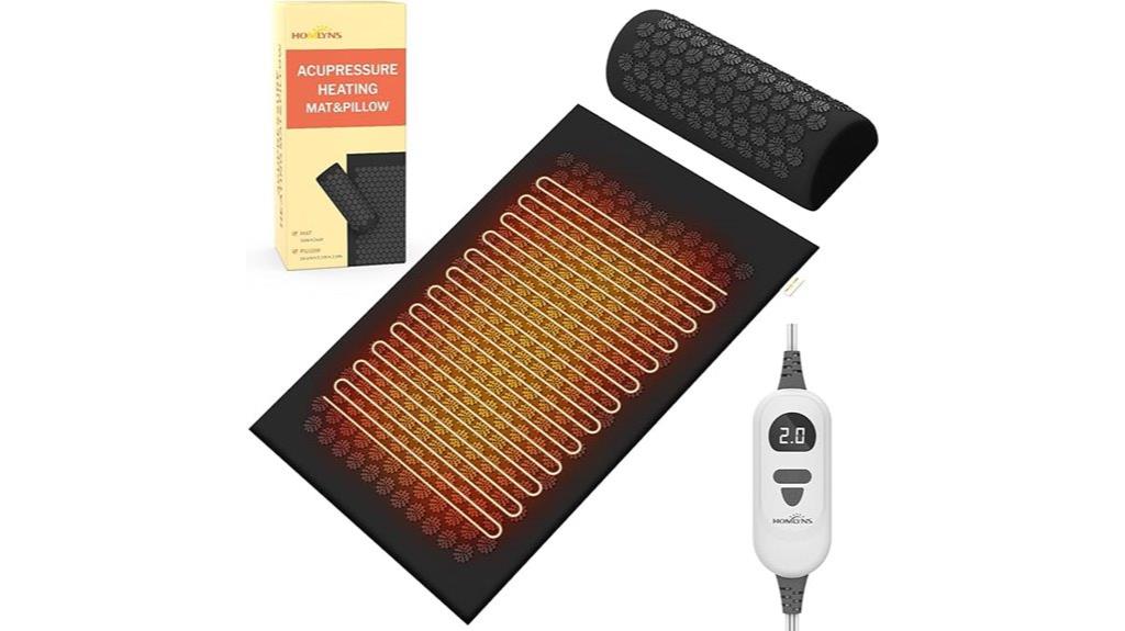 heated acupuncture mat