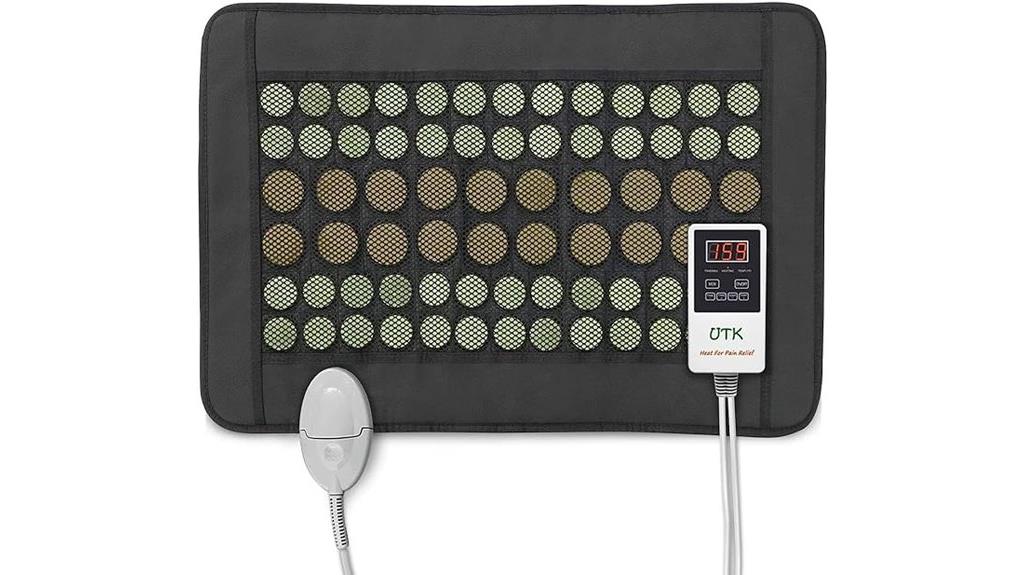 heated back pad features