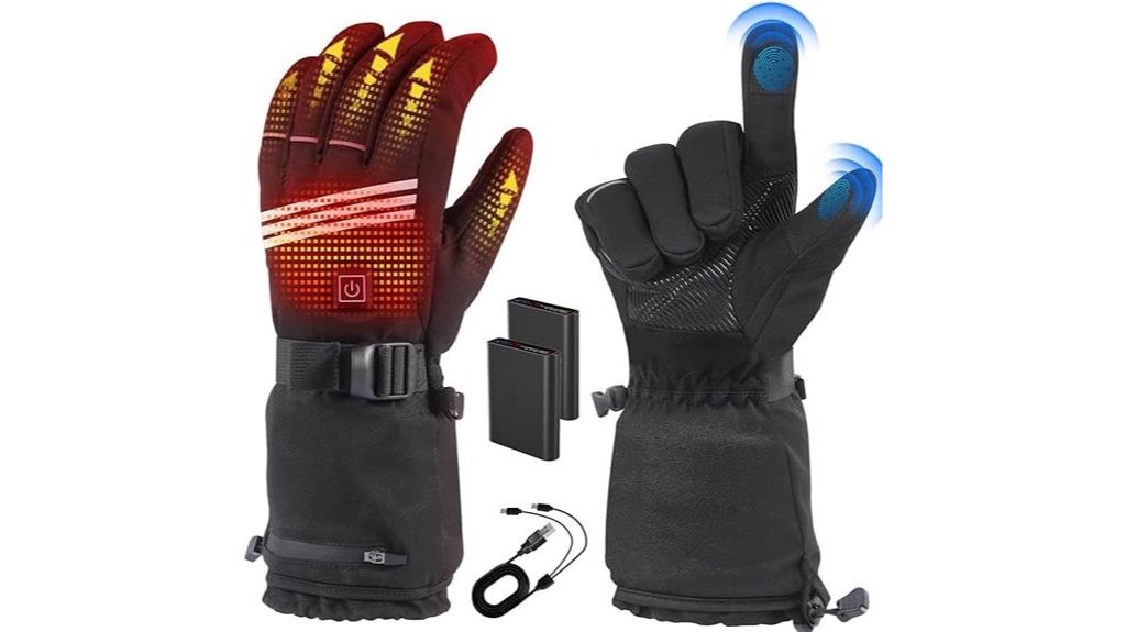 heated gloves with modes