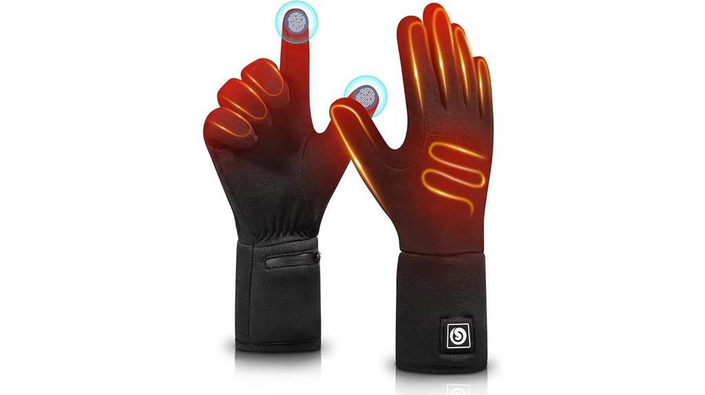 heated unisex glove liners