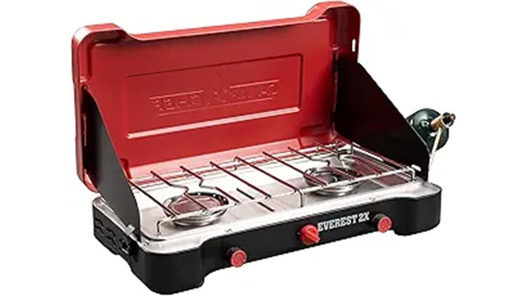 heavy duty dual burner stove