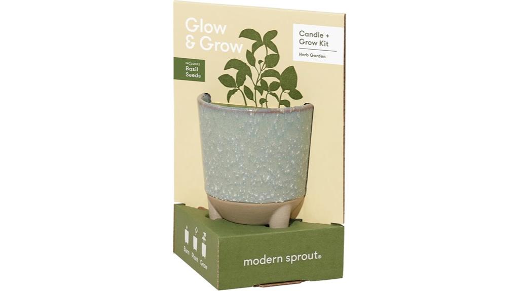 herb candle and kit