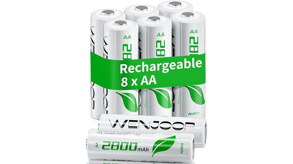 high capacity rechargeable batteries