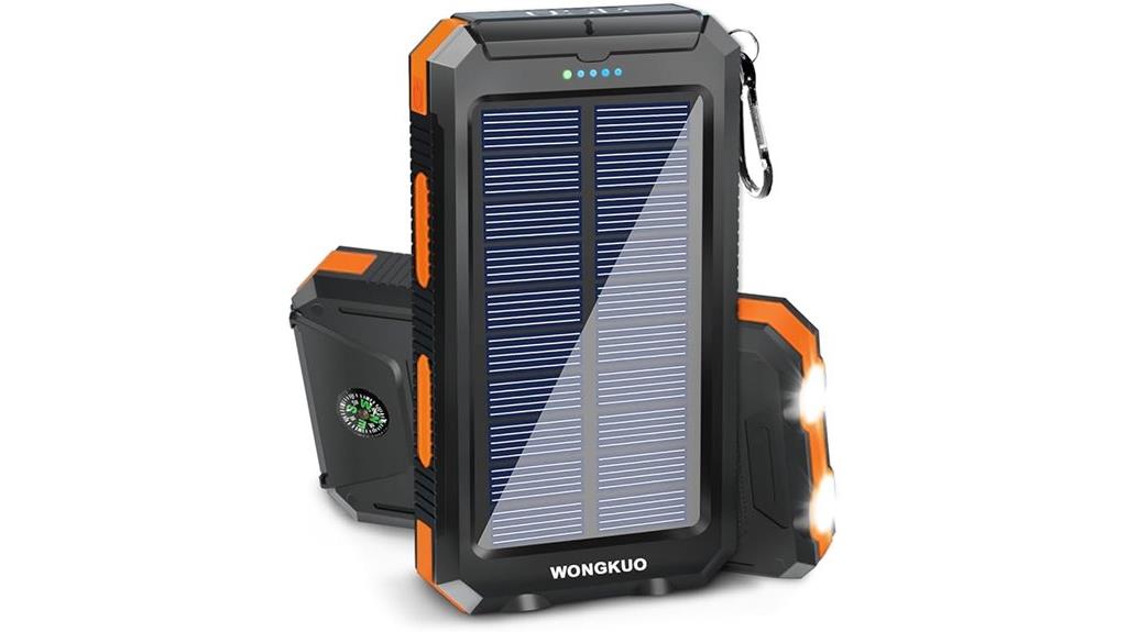 high capacity solar power bank