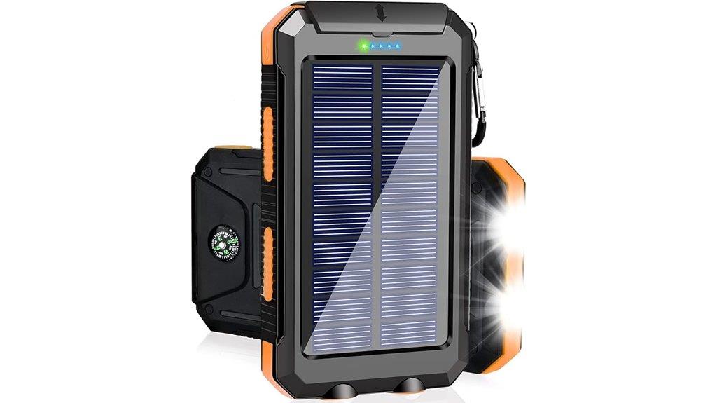 high capacity solar power bank