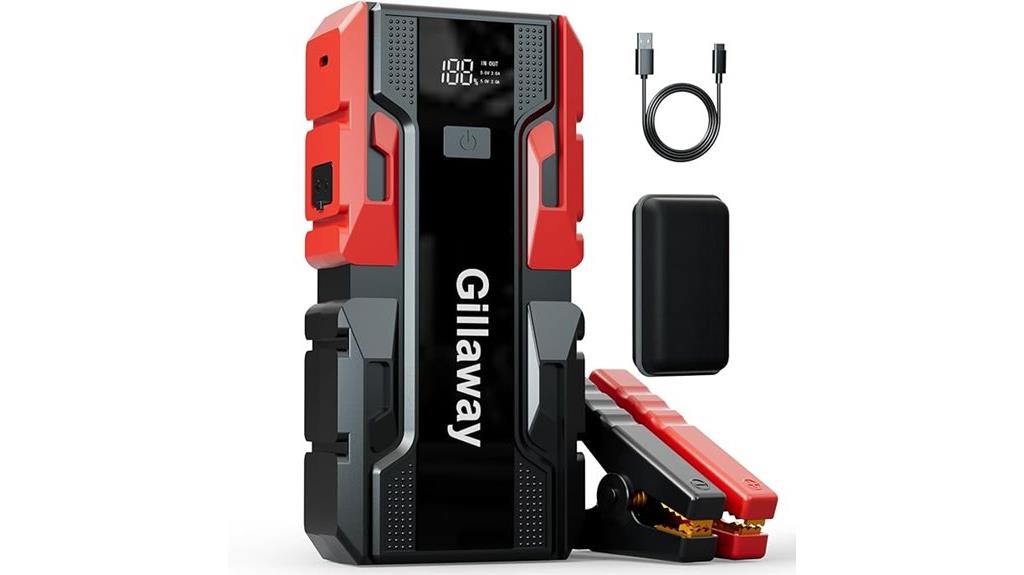 high capacity vehicle jump starter