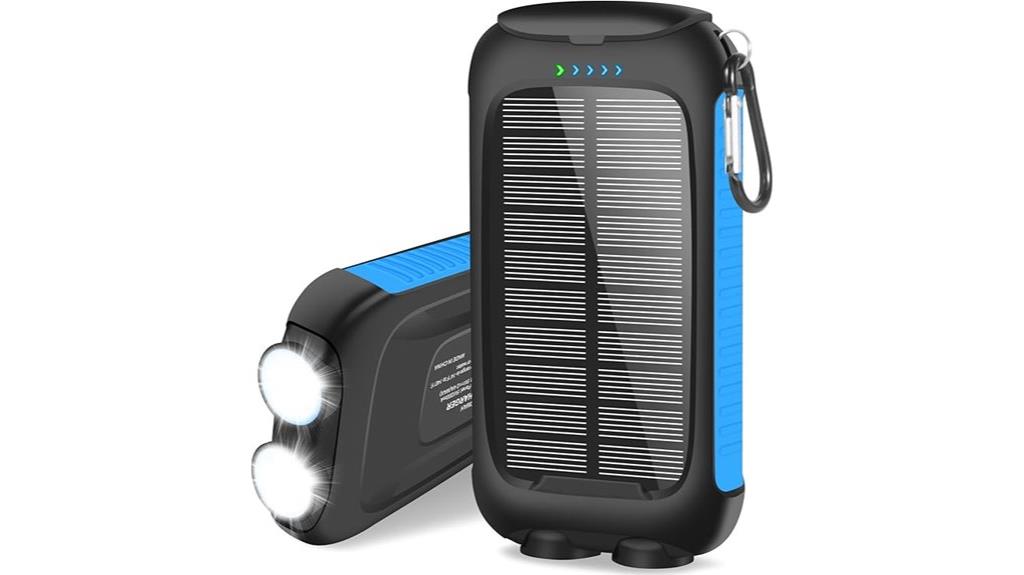 high capacity waterproof solar bank