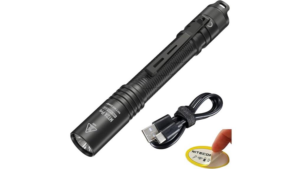 high performance usb c flashlight
