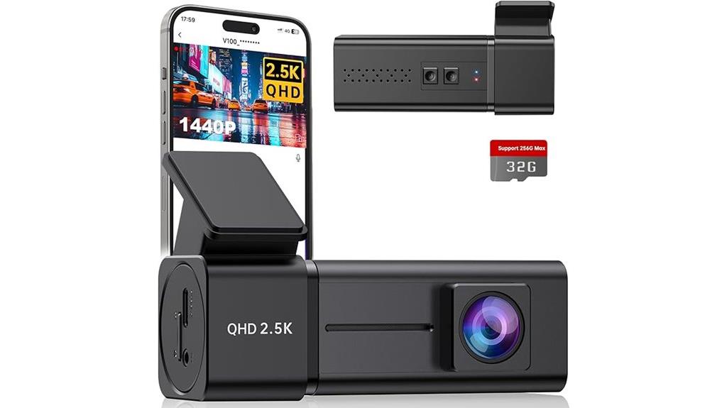 high resolution wifi dash cam