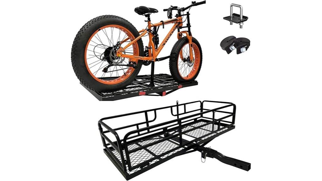 hitch mounted cargo and bikes