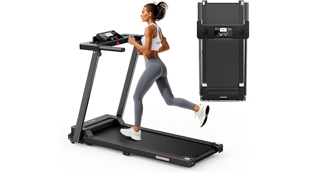 home treadmill with led