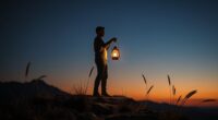 hope guiding through darkness