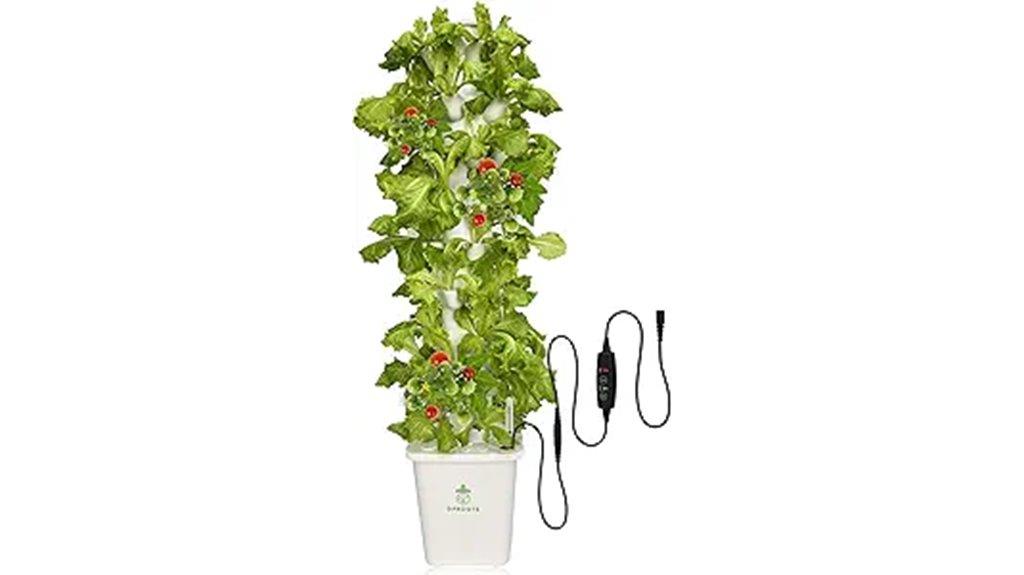 hydroponic tower 45 pods