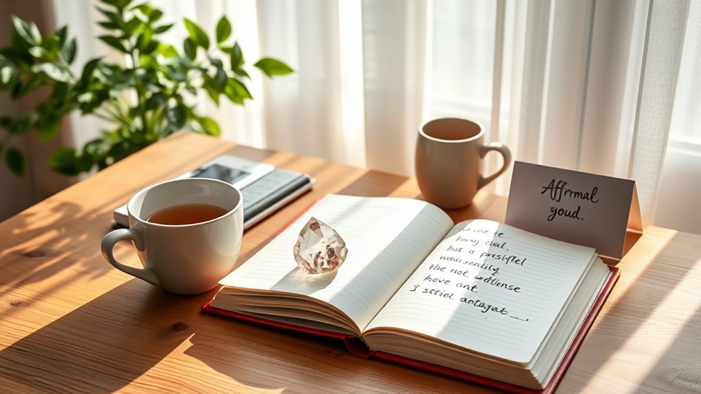 integrate affirmations into routines