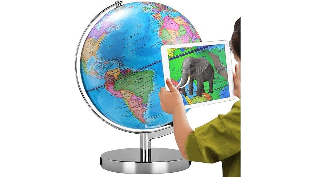 interactive ar globe