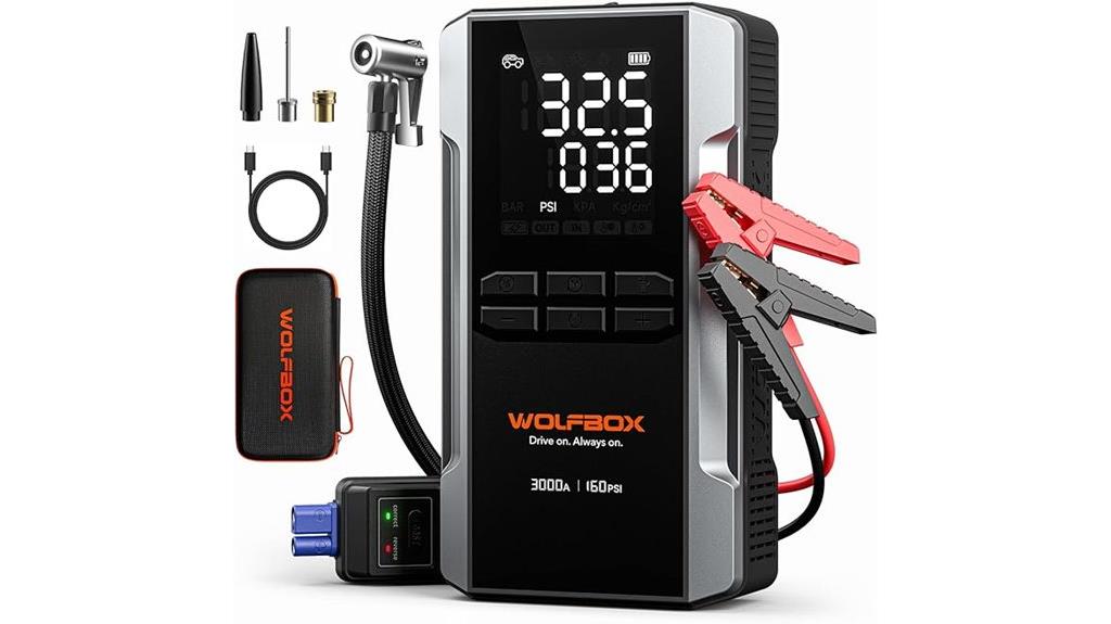 jump starter with air compressor