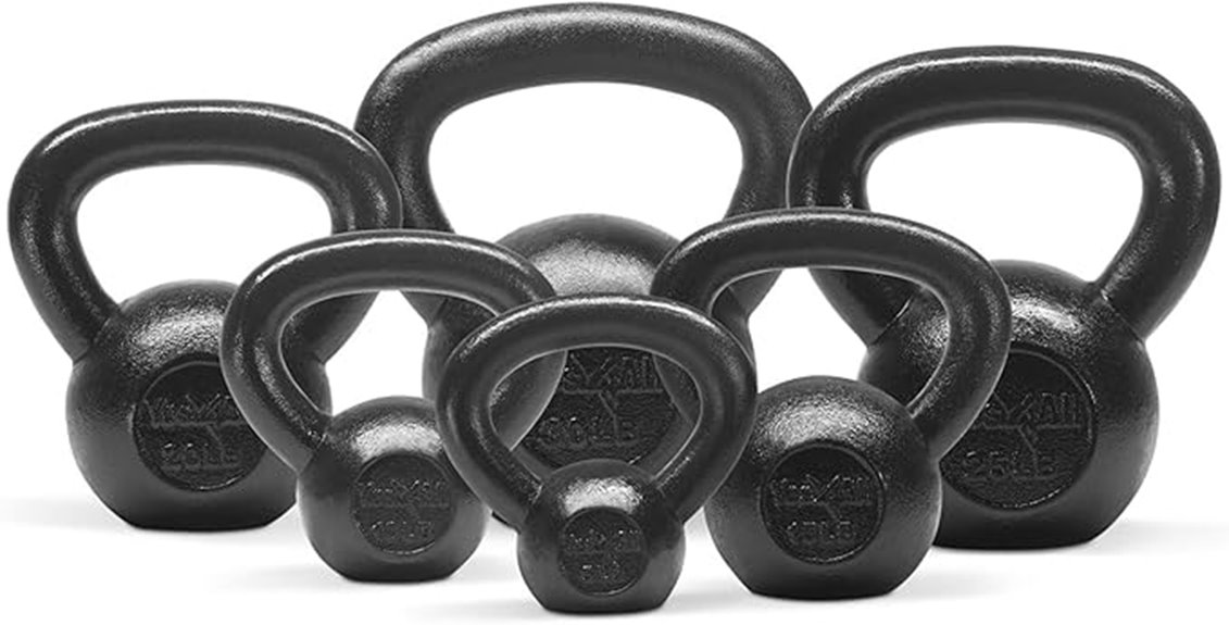 kettlebell set for strength
