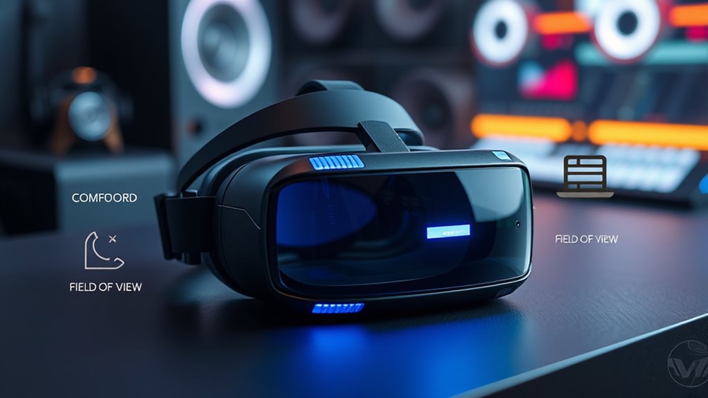 key factors for vr headset