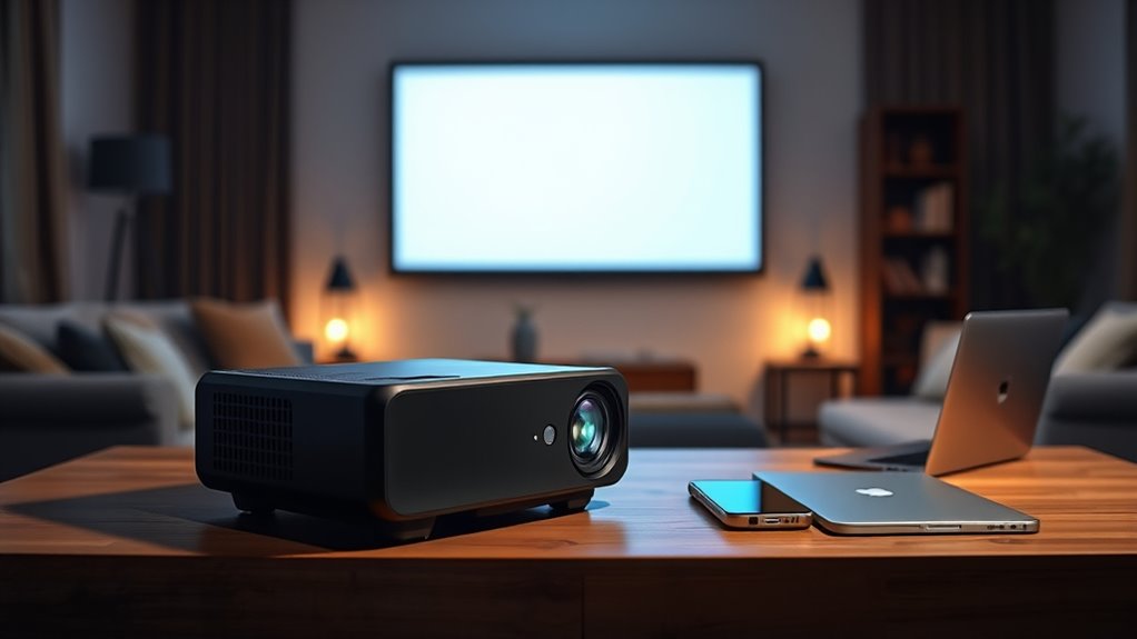 key portable projector features