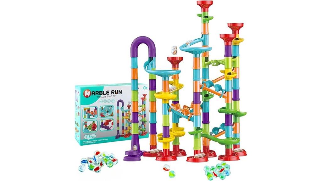 kids 113 piece marble set