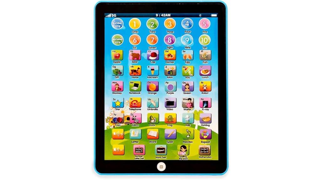 kids educational tablet with games