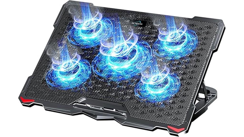 laptop cooling pad 5 fans