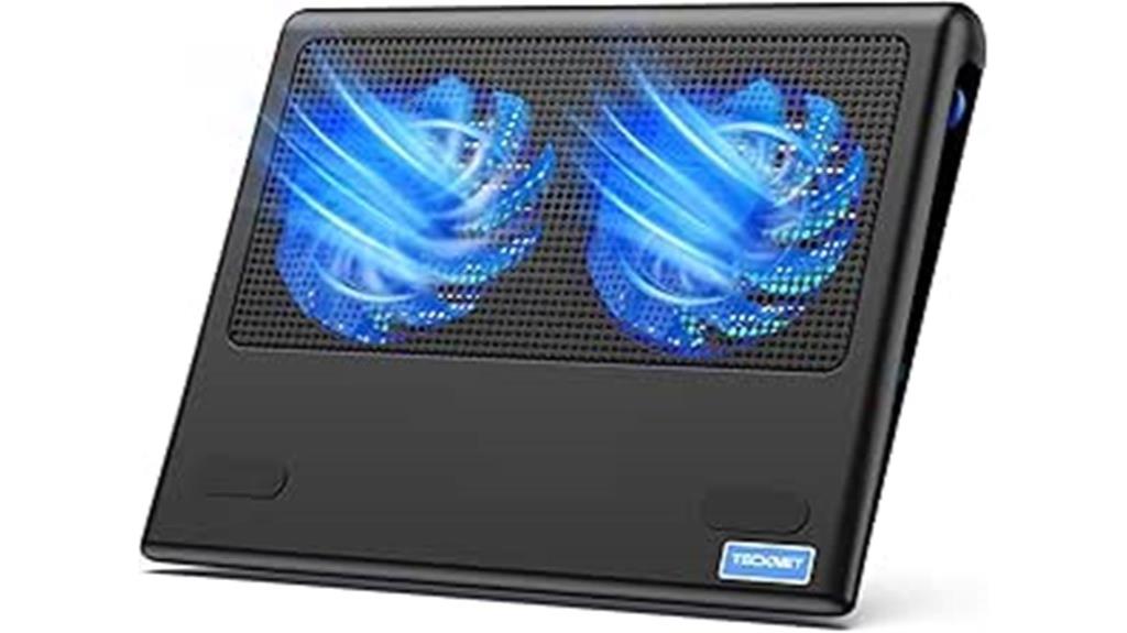 laptop cooling pad size