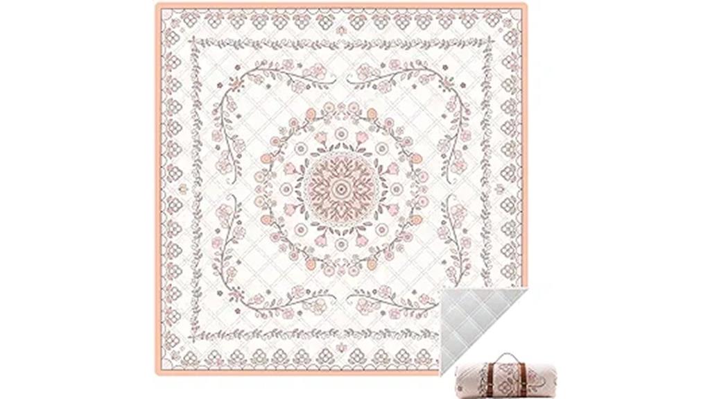 large bohemian picnic blanket