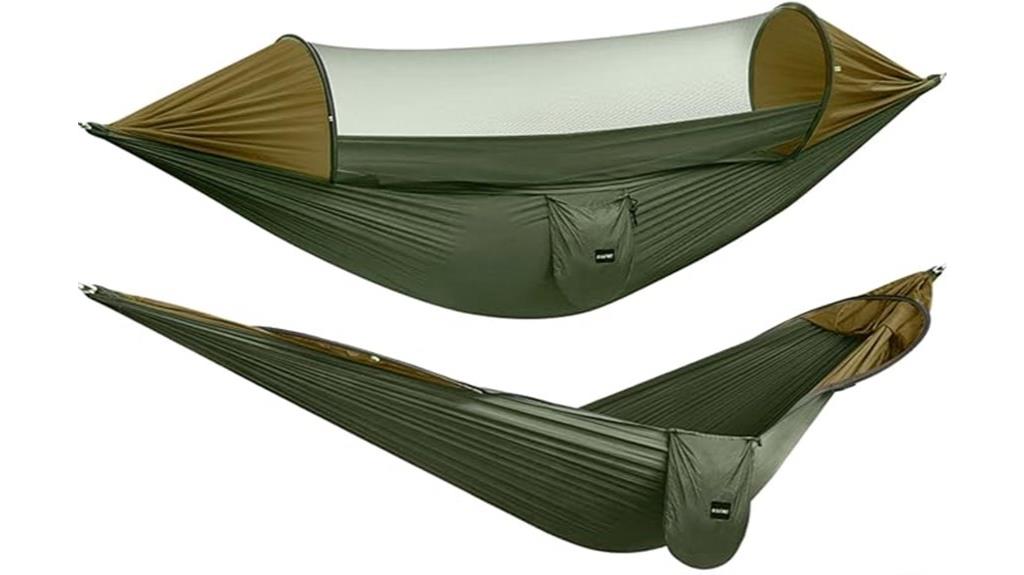 large camping hammock with net