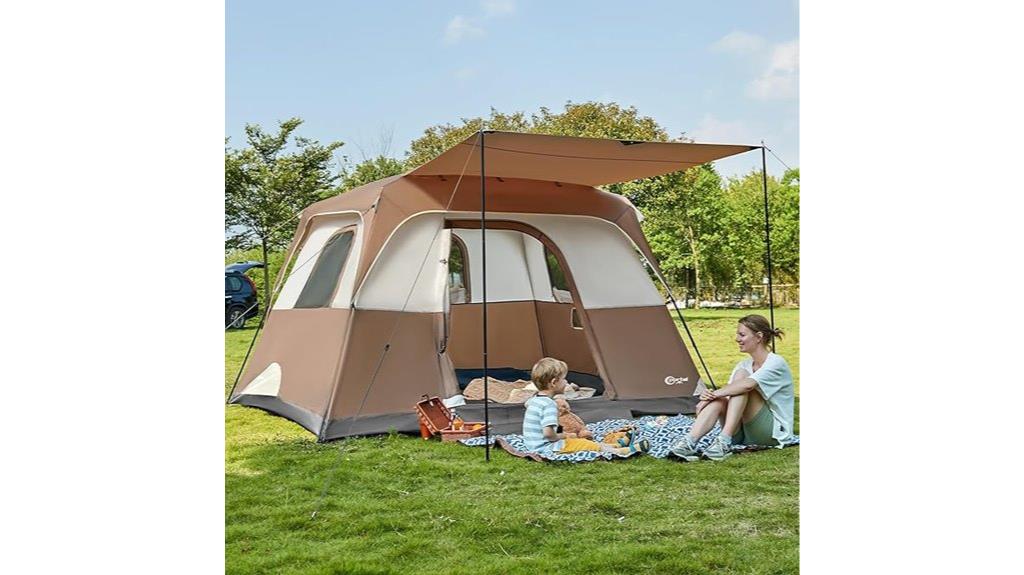 large family camping tent